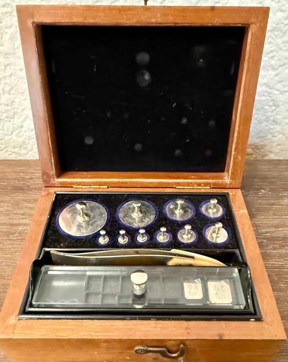 Antique Precision Weight Set/Apothecary-Scientific Calibration Wts. Incomplete